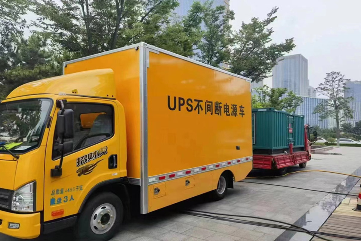 南川发电机租赁施工现场